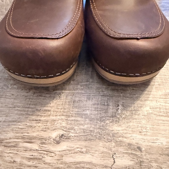 Dansko Bel Oiled Mule Clogs Size 40 US 9.5 Brown - Picture 7 of 9